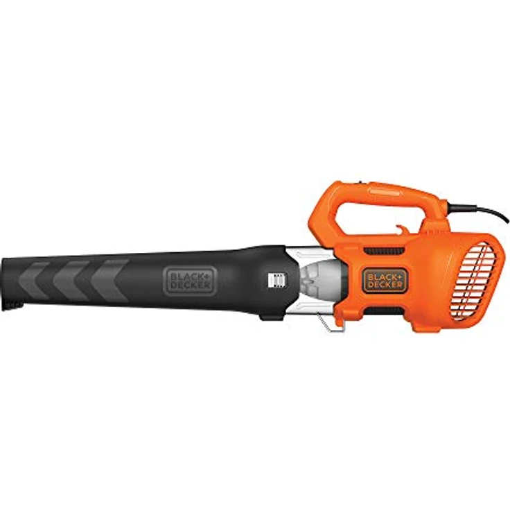 Black und Decker Elektro-Axial-Gebläse BEBL185-QS Laubgebläse, orange-schwarz, 1.850 Laubbläser – Bild 3