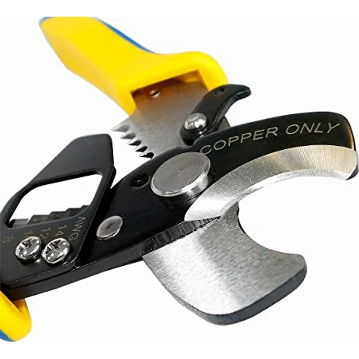 S&R Elektro-Kabel-Schneider, Kabel-Schere bis 11 mm, Entmantler, Abteilter, Abisolierer, Installations-Zange, Abisolierwerkzeug für AWG 14, 12, 10, 8, Drahtabisolierer und Drahtzange 170 mm - Vielseitiges Elektro-Kabel-Werkzeug für präzise Kabelverarbeitung - Preisvergleich – Bild 2