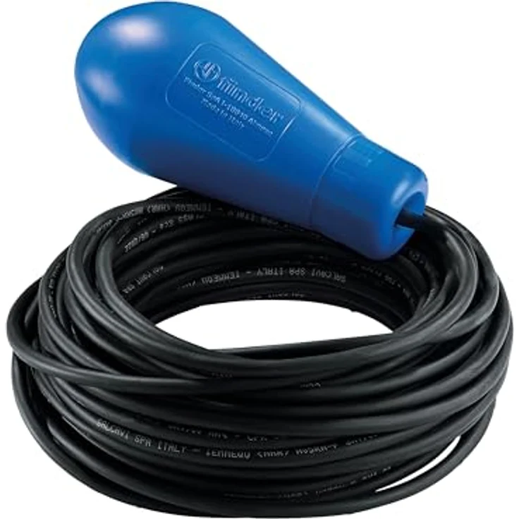 finder Schwimmschalter Finder 72.B1.1.000.1001, Schwimmerschalter für Pumpenstationen, 10 A, IP 68, 10 m Kabel, Max. Temperatur 45°C, Polypropylen – Bild 1