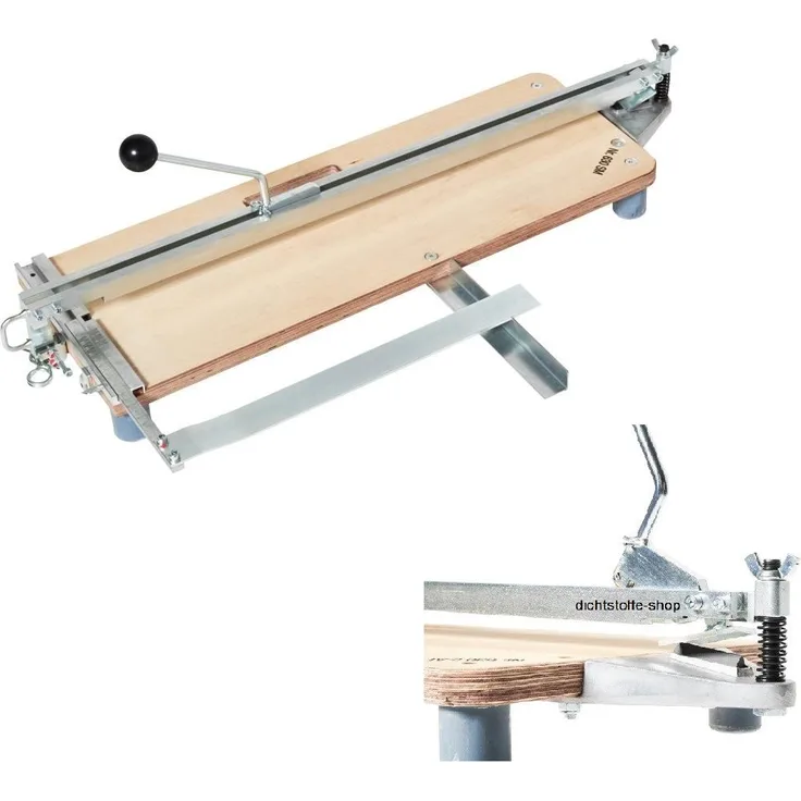 Hufa Fliesenschneider Schneidhexe 630 Edition c-AL, 630mm Schnittlänge, max. Fliesenstärke 20mm, mit unterer Brechvorrichtung und Multiplex Holzgrundplatte