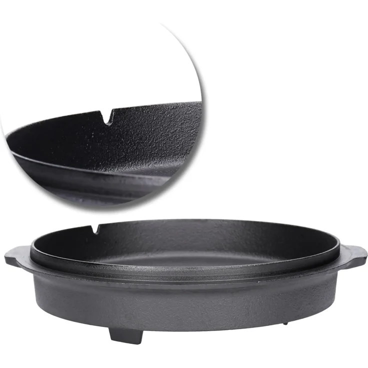 Premium Dutch Oven mit Füßen - preseasoned (bereits eingebrannt) inkl. Deckelheber GDO45P 4,5 Liter – Bild 4