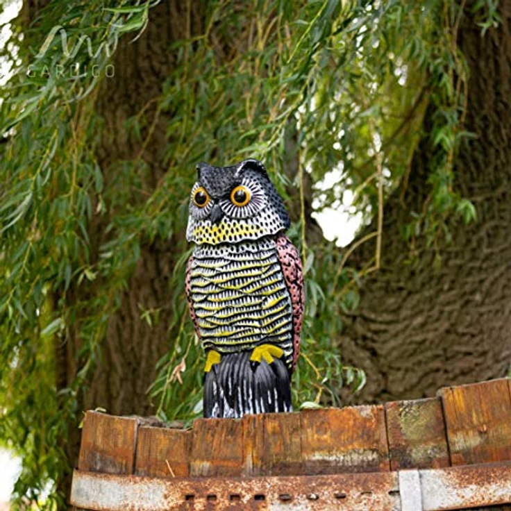 Gardigo Eule, owl Vogelvertreiber Funktionsart Abschreckung 1St. – Bild 3