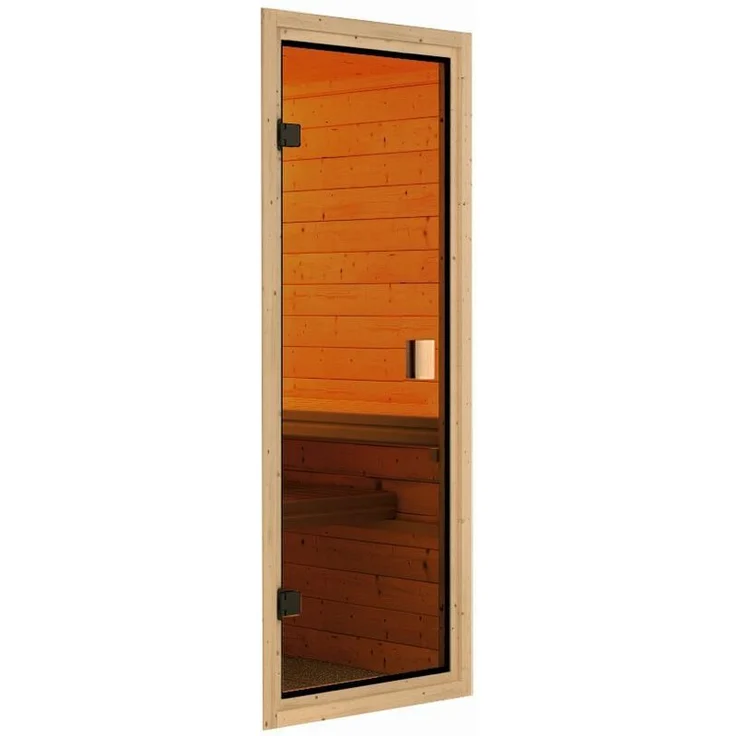 Karibu Saunahaus Hygge naturbelassen - Preisvergleich – Bild 5