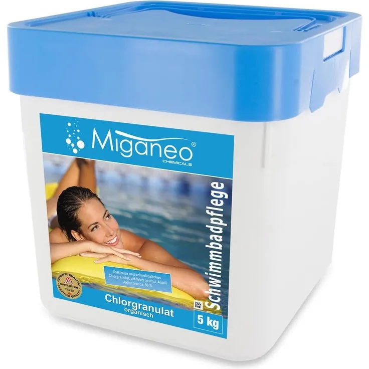 Miganeo® Chlorgranulat, 5 kg für Pool, pH-neutral