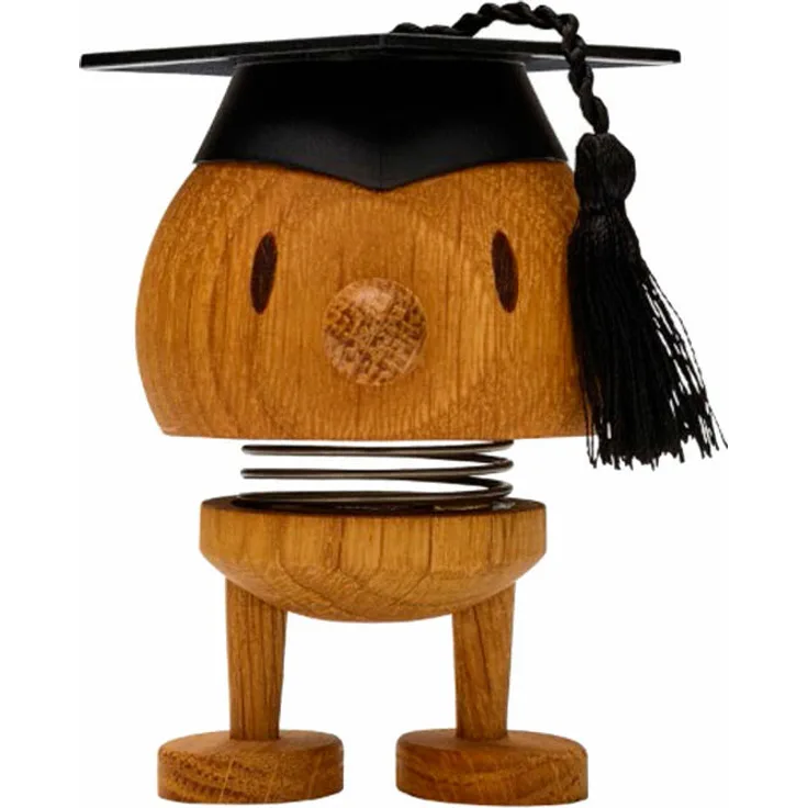 Hoptimist Small IQ Bumble Oak, Wackelfigur, Wackel Figur, Dekoidee, Dekoration, Holz, 5034-01