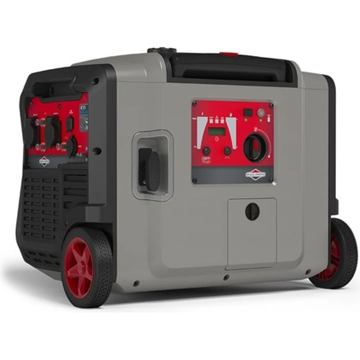 Briggs & Stratton 030806 Benzin Inverter Stromerzeuger Generator der PowerSmart Serie P4500 mit 4500 Watt/3700 Watt sauberem Strom, ultraleise und leichtgewichtig, W, 230 V – Bild 2