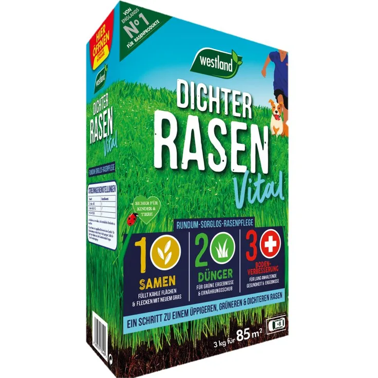 Dichter Rasen Vital Rasendünger 85 m²