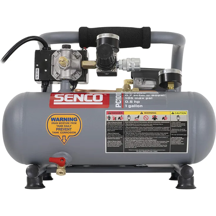 Senco PC 1010 EU Kompressor leicht und leise 3,8 Liter 8,00 Bar 20 l/min
