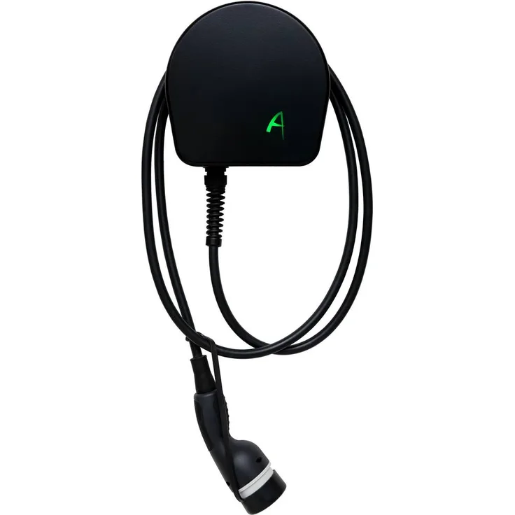 Alphatec Mini Wallbox (1x11kW) mit Typ 2-Ladekabel 3,5 m Schlüsselschalter