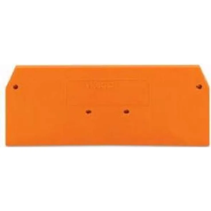 25x Wago Abschluss-/Zwischenplatte 281-326 für 3Leiter orange