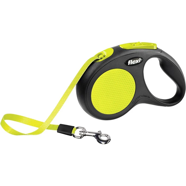 Flexi Hundeleine New Classic M Länge: 5 m, neon – Bild 1