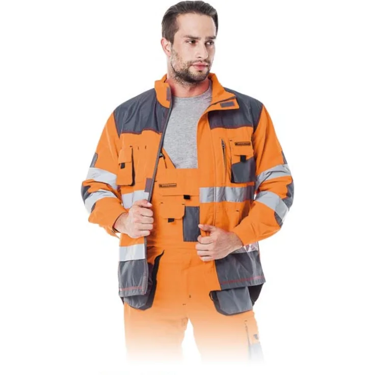 Arbeitsjacke mit Reflektoren XXXL orange