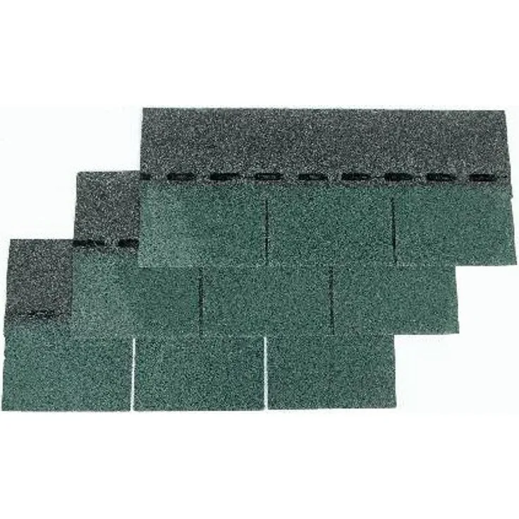 Easy Rechteck-Dachschindeln 80 x 33,6 cm grün