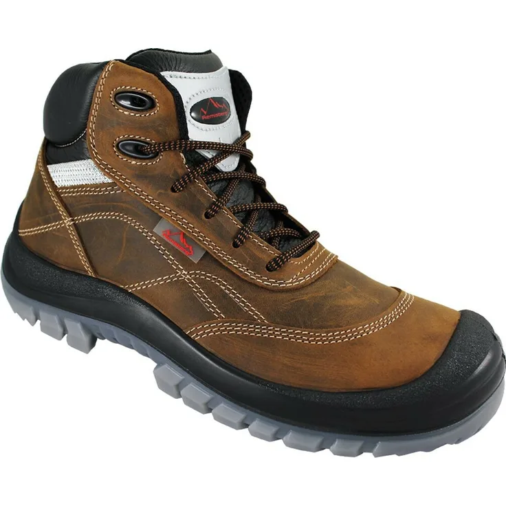 REMISBERG Sicherheitsstiefel Luzern Größe 43 braun S3 SRC EN ISO 20345 Nubukleder