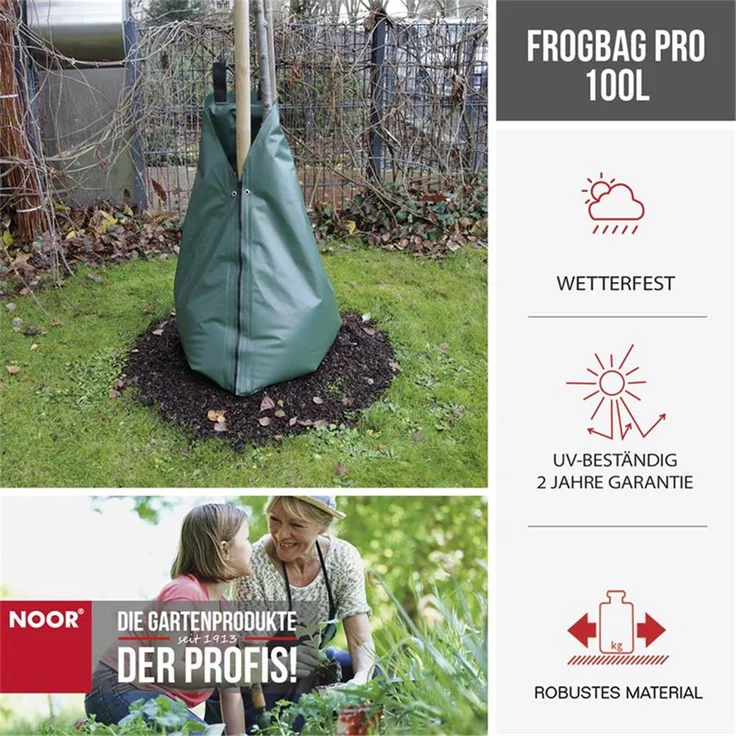 Noor Frogbag Pro Bewässerungssack 100l PVC 420 g/m² – Bild 2