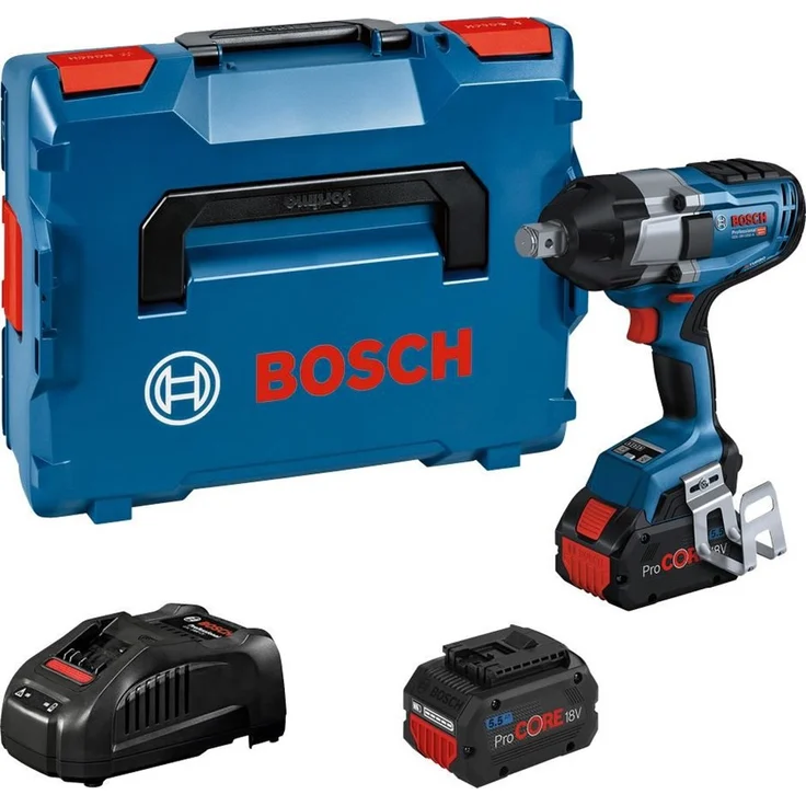 Bosch Professional GDS 18V-1050 H Akku-Drehschlagschrauber BITURBO Anziehmoment 1050 Nm Losbrechmoment 1700 Nm 2x Akku Pro – Bild 1