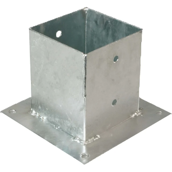 Alberts Aufschraubhülse | für Vierkantholzpfosten | feuerverzinkt | 121 x 121 mm 
(217679) – Bild 2