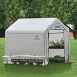 ShelterLogic Foliengewächshaus 180 x 180 cm, weiß, 3,24 m²