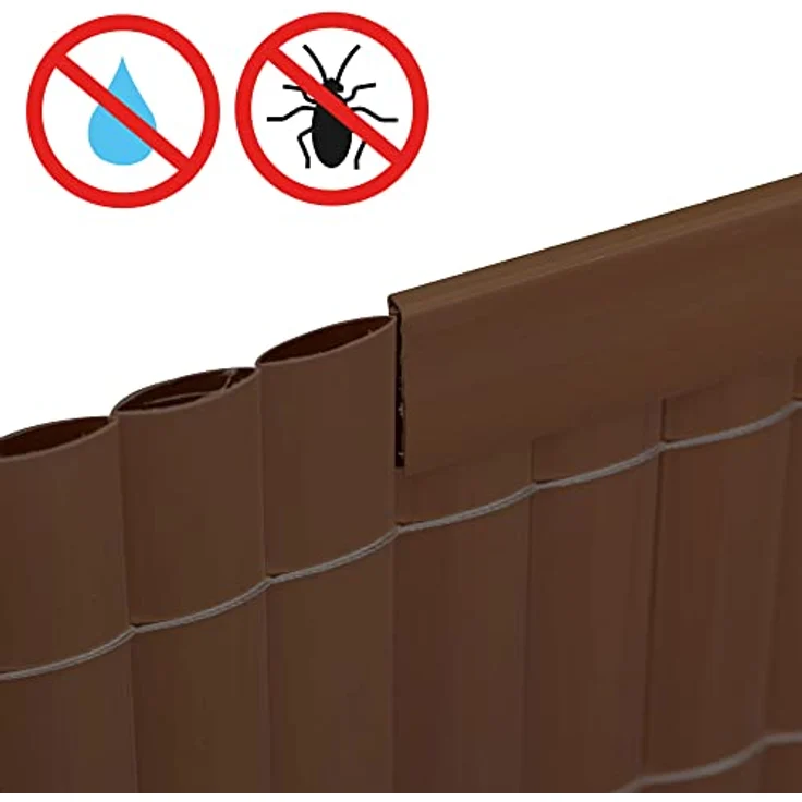 JAROLIFT PVC Abdeckprofil - Abschlussleiste für Sichtschutzmatten – Bild 2