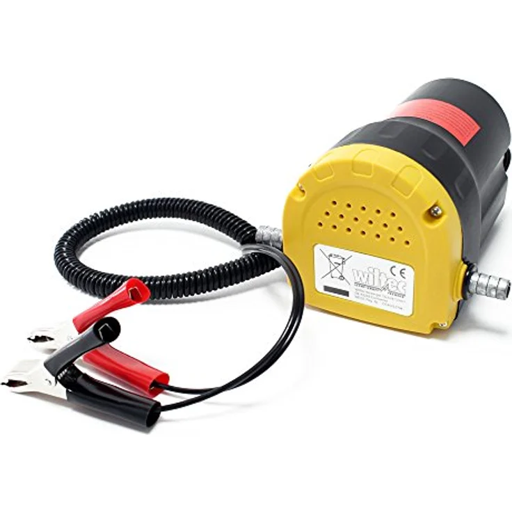 WilTec Ölabsaugpumpe 12V Dieselpumpe Ölpumpe Heizölpumpe Ölwechsel Pumpe – Bild 2