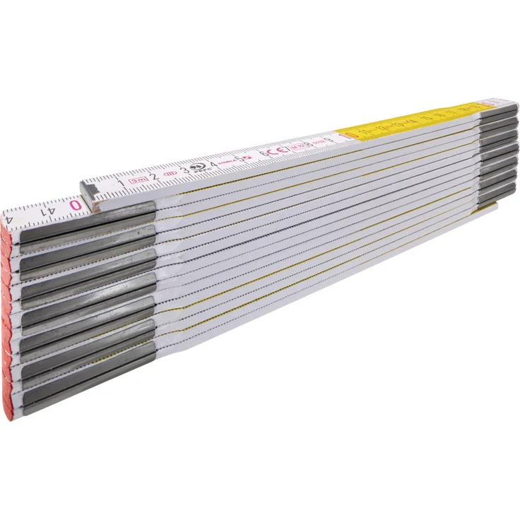 STABILA Holz-Gliedermaßstab Type 617/11, 3 m, weiß/gelbe metrische Schnellablese-Skala - Preisvergleich – Bild 2