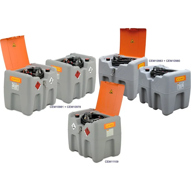 CEMO DT-MOBIL EASY Mobile Dieseltankstelle 210 Liter E-Pumpe Centri SP30 12V