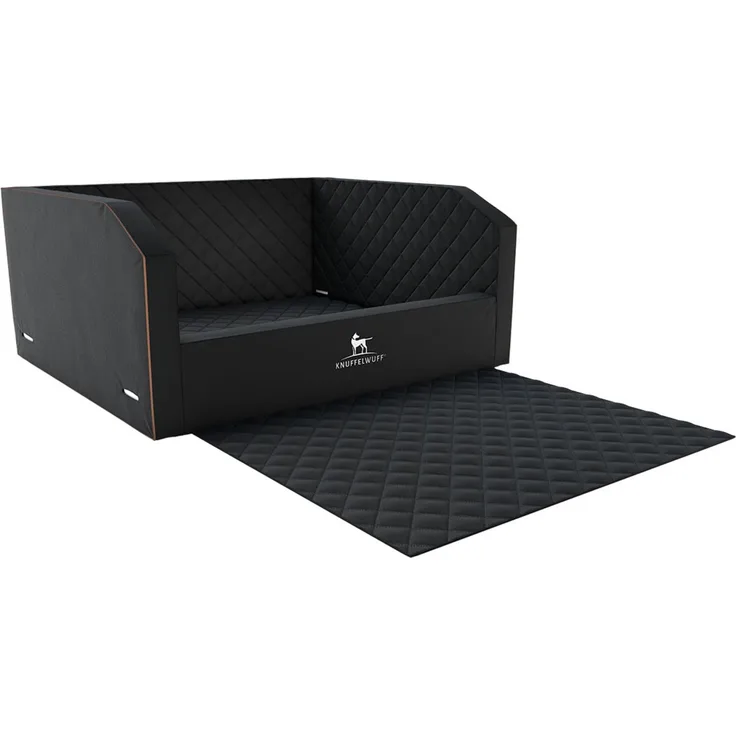 Knuffelwuff Auto Hunde Kofferraumschutz Cargo Schwarz 90 x 65 x 39cm