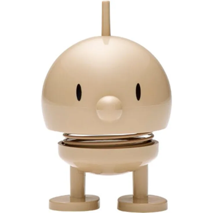 Hoptimist Small Bumble, Wackelfigur, Wackel Figur, Dekoidee, Dekoration, Kunststoff, Latte, H 7 cm, 26087