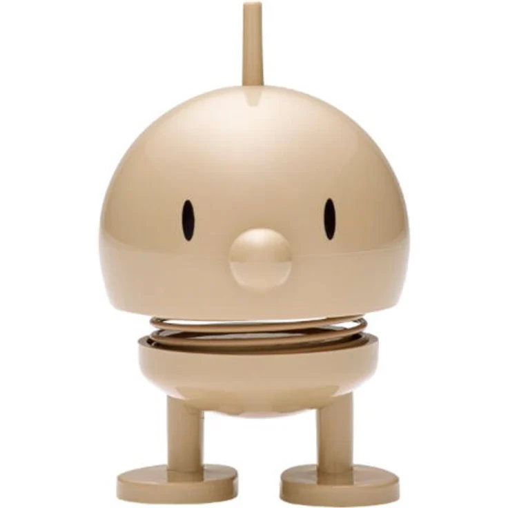 Hoptimist Small Bumble, Wackelfigur, Wackel Figur, Dekoidee, Dekoration, Kunststoff, Latte, H 7 cm, 26087