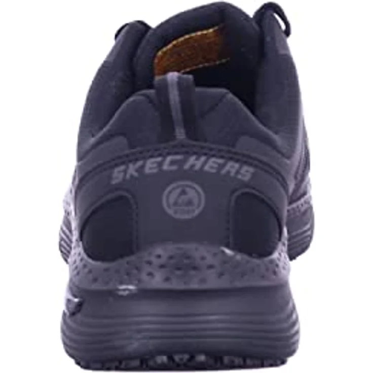 Skechers ARCH FIT SR, Berufsschuh Schnürschuh für Gastronomie und Pflege, gepolsteter Schaftrand, schwarz – Bild 4