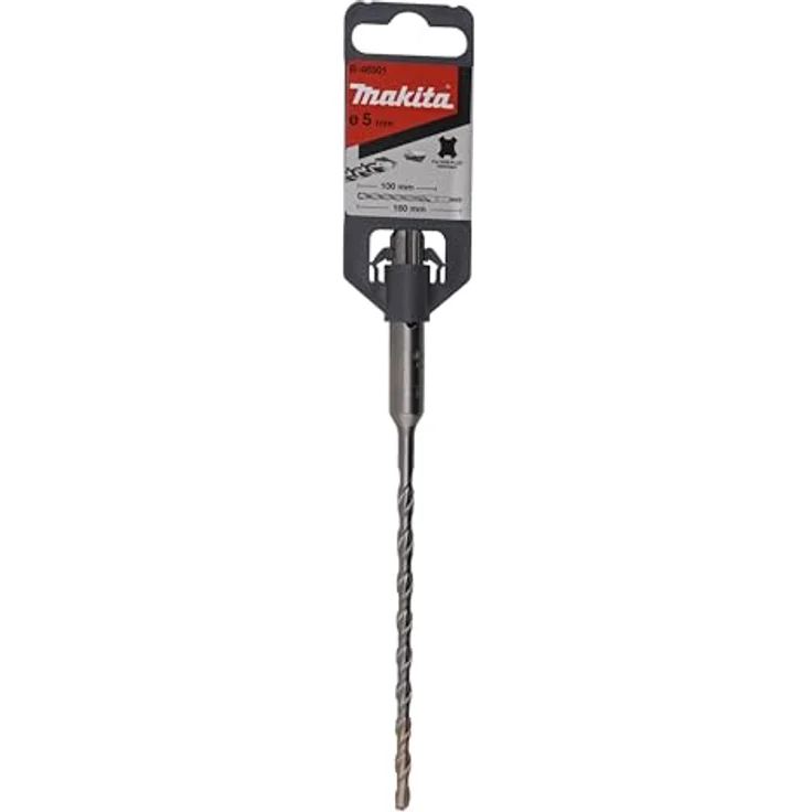 Makita SDS-VPLUS-Bohrer 5x160mm, HM Betonbohrer mit Power Breaker Schneidkanten und Zentrierspitze – Bild 2