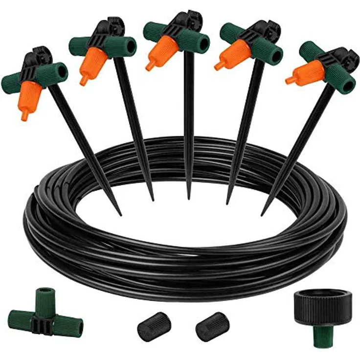 Siena Garden Bewässerungssystem Starterset Tropfer, 10 TLG. für Pflanzgefäße