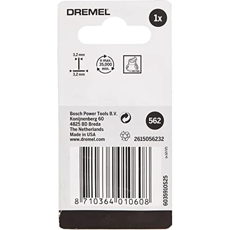 Dremel 562 Fliesenfräsmesser, Aufsatz für Multifunktionswerkzeug zum Schneiden in Keramik Wandfließen – Bild 2