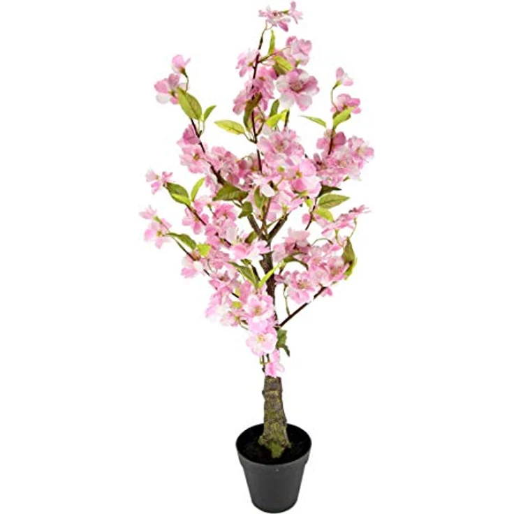 Kirschblütenbaum Kirschblüten im Topf Deko Kirschblütenzweig Künstliche Pflanze Frühjahrsdeko Frühlingsdeko Frühjahr Osterdeko Ostern Hochzeit Blüten Frühjahrsblumen Frühjahrsdeko Frühjahrsblüher – Bild 1