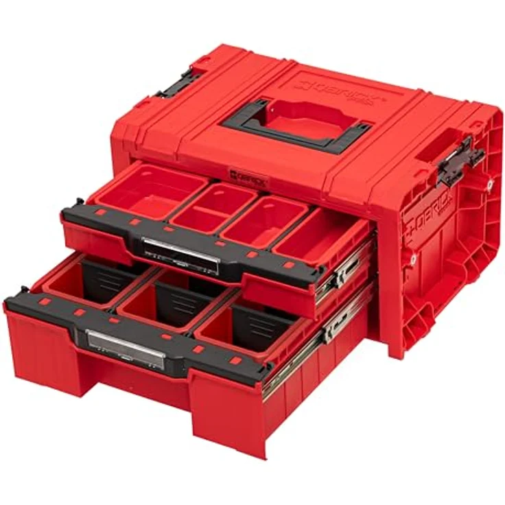 QBRICK System Werkzeugkoffer Qbrick System PRO Drawer 2 Toolbox 2.0 Expert RED ULTRA HD Custom - Werkzeugkoffer mit individuell anpassbarem Schubladen-System – Bild 2