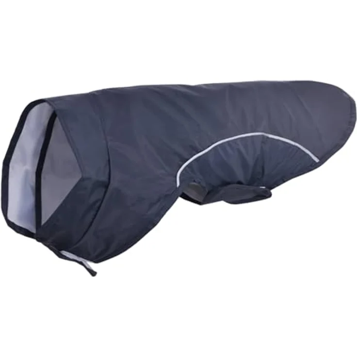 vidaXL Hunde Regenmantel XS, wasserfeste Hundejacke mit Reflexstreifen, marineblau, leicht zu reinigen und bequem – Bild 1