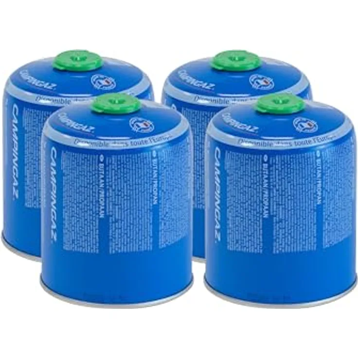 Campingaz CV470 Plus Gaskartuschen 4-Pack, ideal für Campingheizungen, Ø11x14cm
