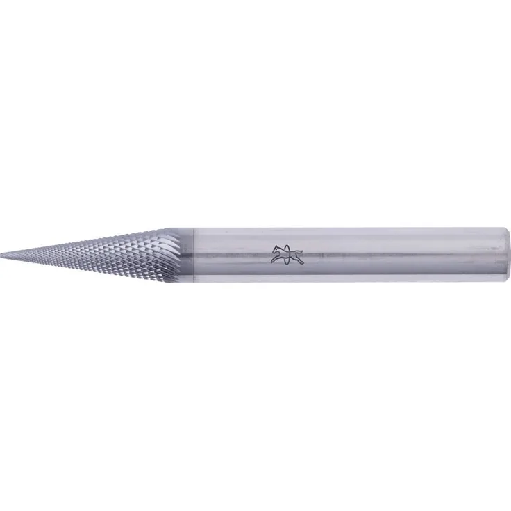 PFERD TOOLS 21115075 Hartmetallfrässtift, 55mm Länge, Ø 6mm, MICRO Zahnung, HICOAT-Beschichtung, vibrationsarm