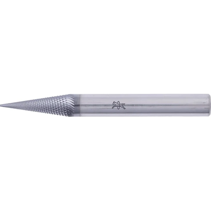 PFERD TOOLS 21115075 Hartmetallfrässtift, 55mm Länge, Ø 6mm, MICRO Zahnung, HICOAT-Beschichtung, vibrationsarm