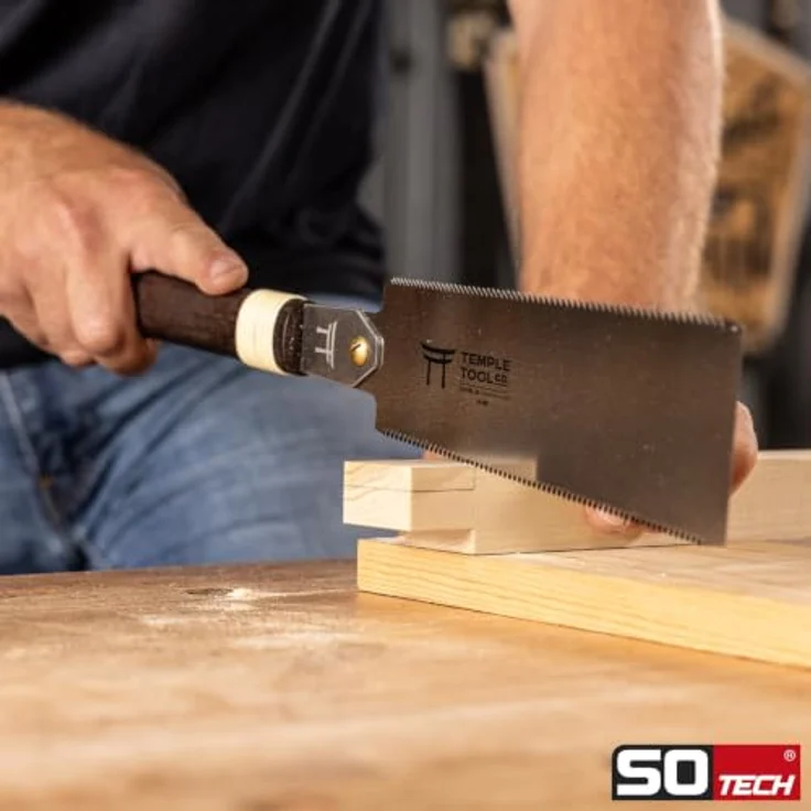 SO-TECH® Ryoba Doppelzugsäge R-180 mm, Ersatzsägeblatt aus SK85 Kohlenstoffstahl mit Längs- und Querschnittverzahnung – Bild 3