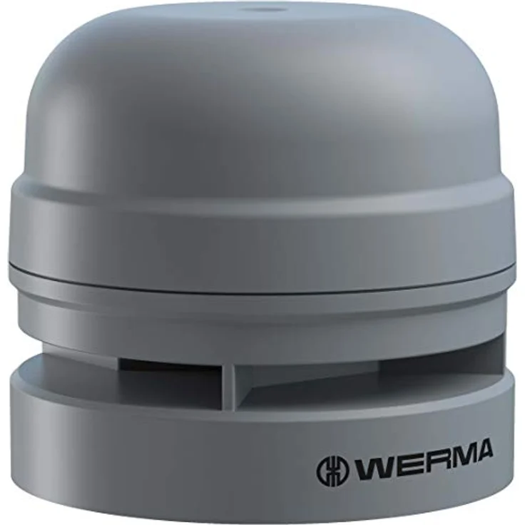 Werma Signaltechnik Signalsirene 161.700.70 Midi Sounder, Mehrton 12/24VAC/DC GY, 110 dB, für 12 V und 24 V Systeme – Bild 1