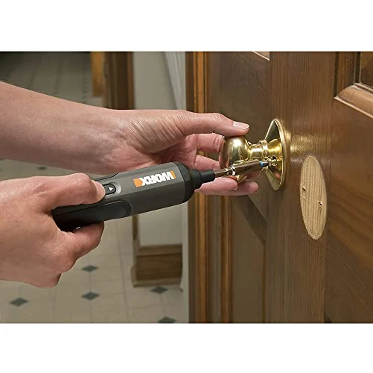 WORX 4V Akkuschrauber Set WX240 Elektrischer Schraubendreher Gerader Griff Schwarz Grau Orange 300 RPM 2 5 Nm 5 Nm – Bild 6