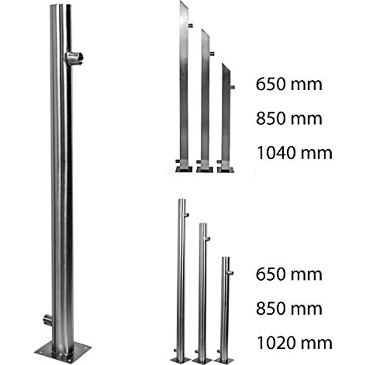 Köhko Wassersäule 650 mm aus Edelstahl V2A Wasserzapfstelle Gartenzapfstelle 45022-065 – Bild 5