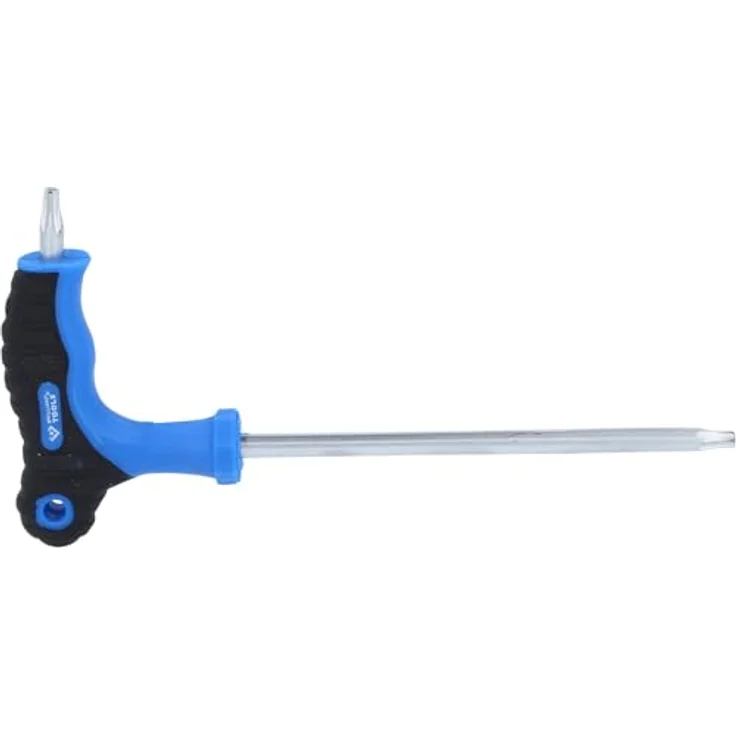 Brilliant Tools BT041013 Winkelschraubendreher T 25, ergonomischer 2-Komponenten-Griff aus Chrom-Vanadium-Stahl, matt verchromt, 15 cm Länge, für T-Profil Schrauben – Bild 1