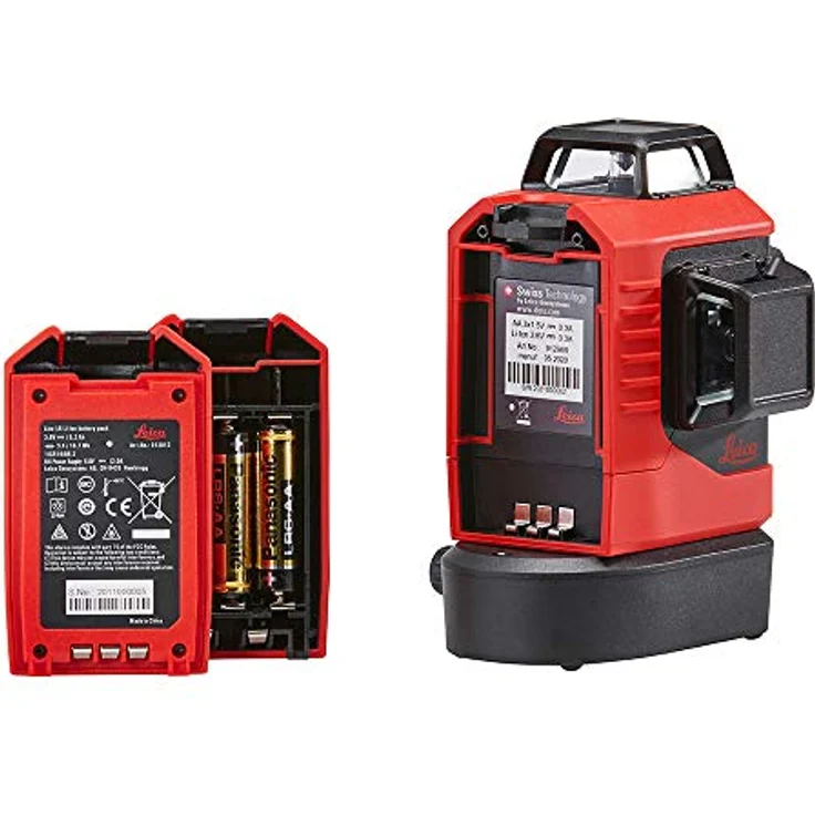 Leica LINO L6R-1, Linienlaser rot mit 3x360° Laserlinien, Li-Ionen Akku, magn. Multifunktionsadapter TWIST 250 + Wandadapter – Bild 4