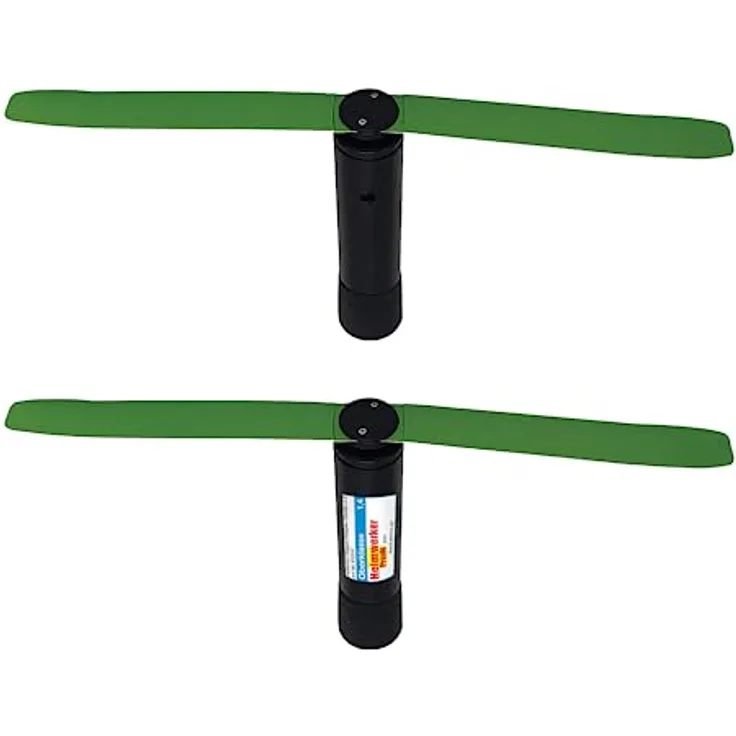 ISOTRONIC Wespenwedler Fliegenwedler mit Flaschenaufsatz I Fliegenabwehr I Fliegenvertreiber I Insektenschutz Lebensmittel I Fliegenklatsche 2.0 I gegen Fliegen Wespen (2)