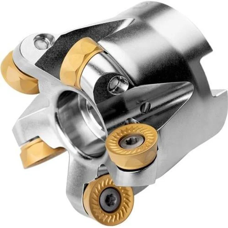 Pramet Kopier-Planfräser ISO 100A06R-SMORC16-C, D.32mm mit Wendeplatte, Schneid-D.100mm, doppelt negativ, Kühlkanalbohrung, max. Schnitttiefe 8mm, max. Drehzahl 7700 U/min