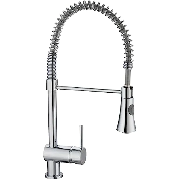 Schütte Spültischarmatur CORNWALL, energiesparende Cold-Start-Funktion, 360° schwenkbar, 2-fach verstellbare Geschirrbrause