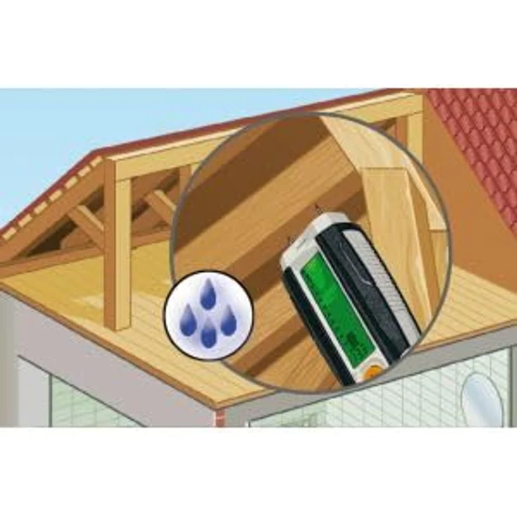 LASERLINER Feuchtigkeitsmesser Laserliner DampFinder Compact Materialfeuchtemessgerät - Prüzise Holz- und Baufeuchte Messung – Bild 8