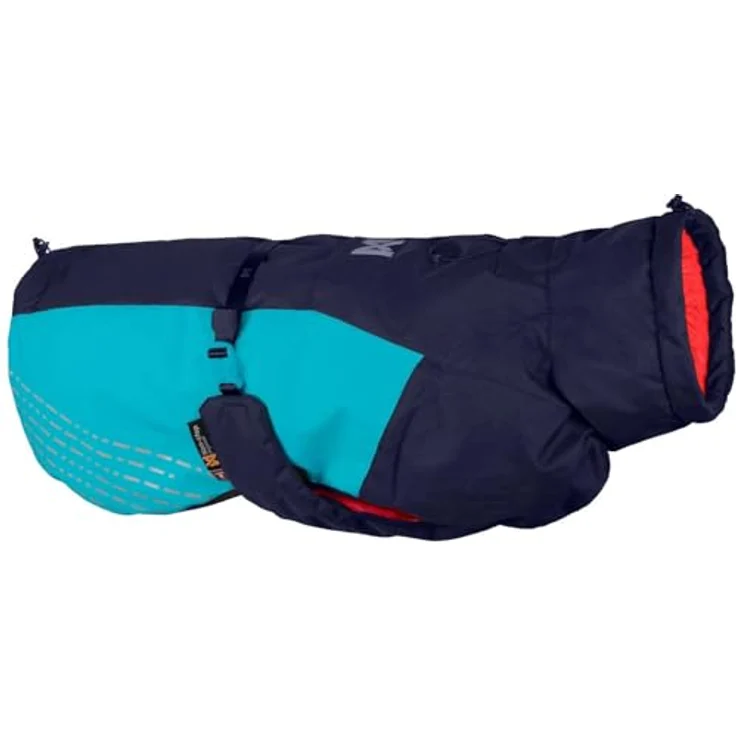 Non-stop dogwear Glacier Jacket 2.0 |322| Leichte und Funktionelle, warme Jacke, Farbe:Blau/Orange, Größe:27 – Bild 1